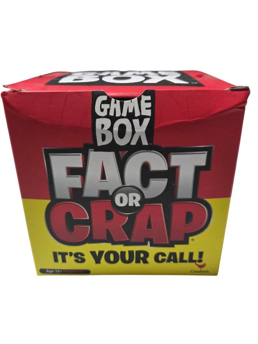 Fact Or Crap Trivia Card Game Box Ages 12+ Fast Paced Fun Cards Instructions
